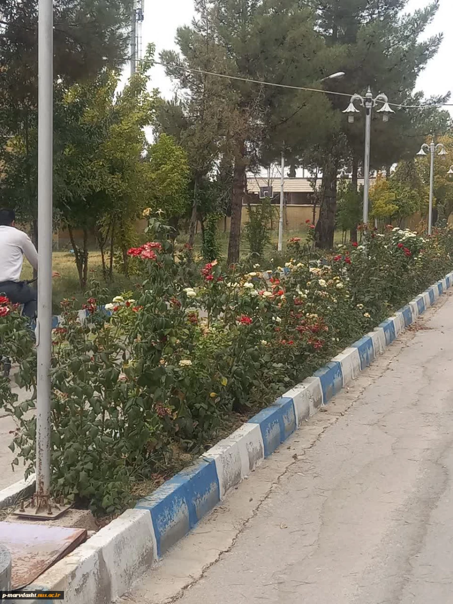اهدای ۱۰ عدد یخچال، ۲۰۰۰ عدد بوته گل رز و تعدادی تشک و پتو توسط خیرین نیک اندیش به آموزشکده فنی و حرفه ای مرودشت 4