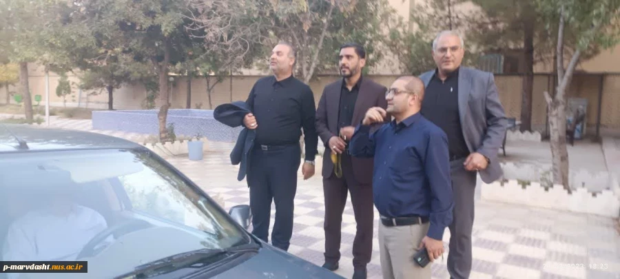 بازدید معاون استاندار و فرماندار ویژه شهرستان مرودشت از بخشهای مختلف آموزشکده فنی و حرفه ای مرودشت. 2