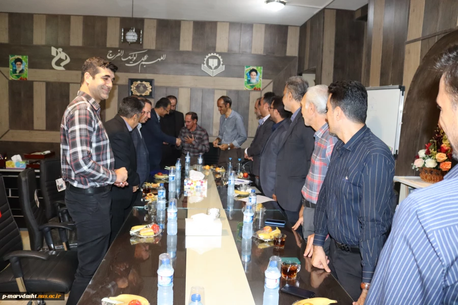 بازدید جناب آقای دکتر اعتصامیان مدیرکل محترم دفتر مرکزی حراست دانشگاه و جناب آقای دکتر ترک زاده رئیس محترم دانشگاه فنی و حرفه ای استان فارس از آموزشکده فنی و حرفه ای مرودشت 3