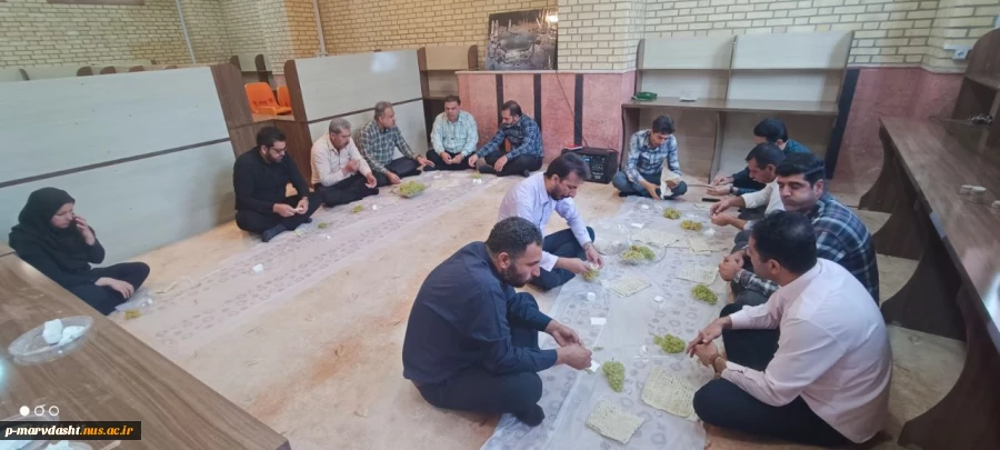 برگزاری مراسم معنوی و پرفیض زیارت عاشورا در دانشگاه ملی مهارت مرکز مرودشت 3